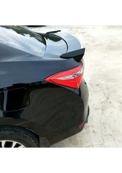 Toyota Corolla Trd Bagaj Üstü Spoiler Parlak Siyah Spoyler Plastik Ithal 2014-2018