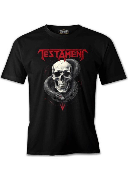 Testament - Kurukafa Yılan Siyah Erkek Tshirt