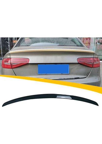 Audi A4 Sedan Bagaj Üstü Spoiler Parlak Siyah Spoyler Plastik Ithal 2012-2016 fırsatları