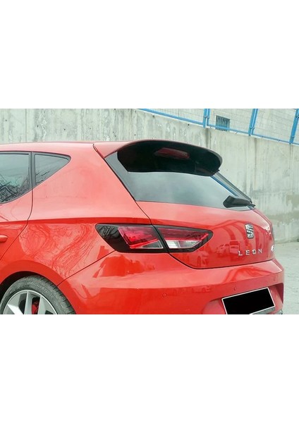 MKG Otomotiv Seat Leon Mk3 Spoiler Parlak Siyah Spoyler Plastik Ithal