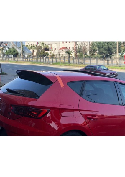 MKG Otomotiv Seat Leon Mk3 Spoiler Parlak Siyah Spoyler Plastik Ithal