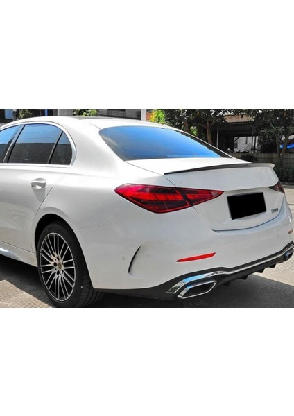 Mercedes C W206 Bagaj Üstü Spoiler Parlak Siyah Spoyler Plastik Ithal 2021+ modelleri