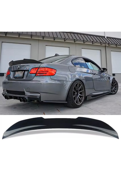 Bmw E92 Psm Bagaj Üstü Spoiler Parlak Siyah Spoyler Plastik Ithal 2006-2010
