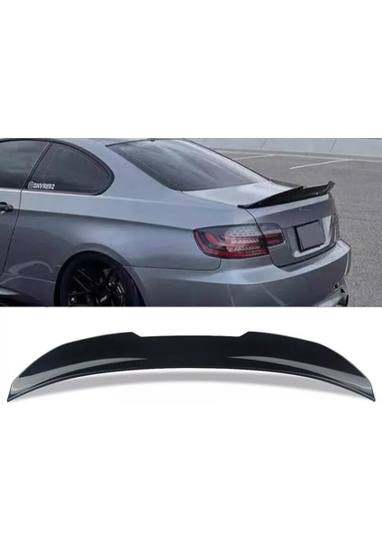 Bmw E92 Psm Bagaj Üstü Spoiler Parlak Siyah Spoyler Plastik Ithal 2006-2010 modelleri