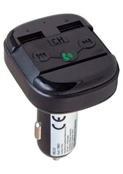 Poin Marketing 19681 X12 Handsfree Çift Usb/sd/bluetooth 12-24 Volt Fm Transmitter