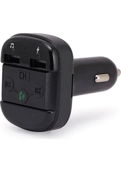 Poin Marketing 19681 X12 Handsfree Çift Usb/sd/bluetooth 12-24 Volt Fm Transmitter