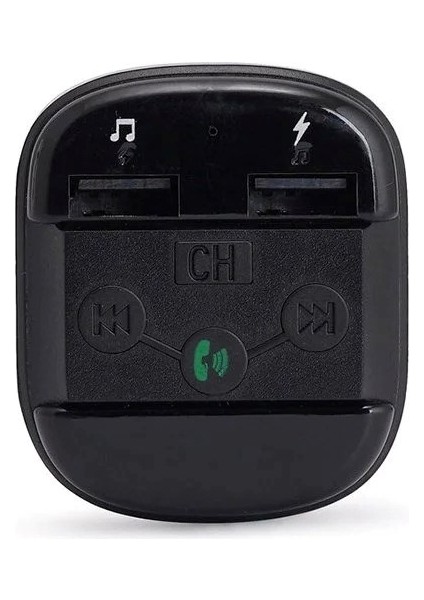 Poin Marketing 19681 X12 Handsfree Çift Usb/sd/bluetooth 12-24 Volt Fm Transmitter