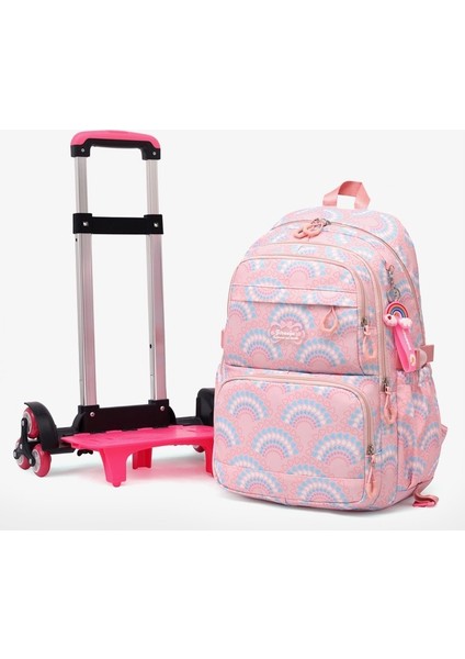 Schoolbag Roller Öğrenci Sırt Çantası ve 200ML Paslanmaz Çelik Termos Bardak Kombinasyonu (Yurt Dışından) fırsatları