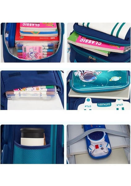 Ilkokul Öğrencileri Karikatür Kampüs Sırt Çantası (Yurt Dışından) fiyatları