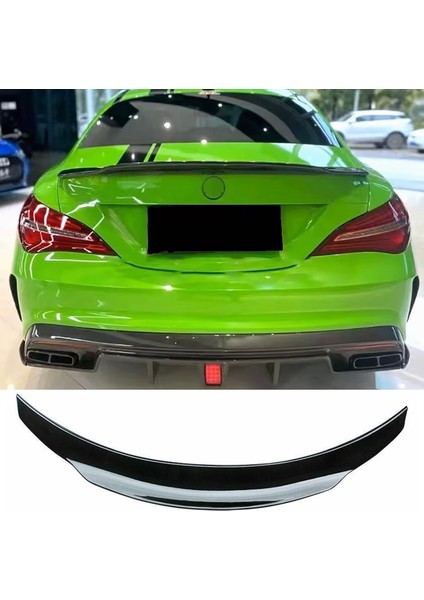 Mercedes Cla W117 Psm Bagaj Üstü Spoiler Parlak Siyah Spoyler Plastik Ithal 2013-2019