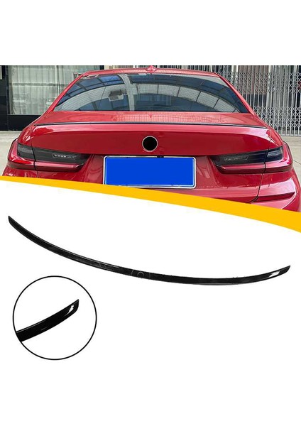 Bmw G20 M3 Bagaj Üstü Spoiler Parlak Siyah Spoyler Plastik Ithal 2019-2022