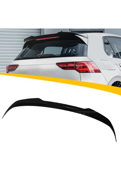 Vw Golf 8 Gtı Spoiler Parlak Siyah Spoyler Plastik Ithal