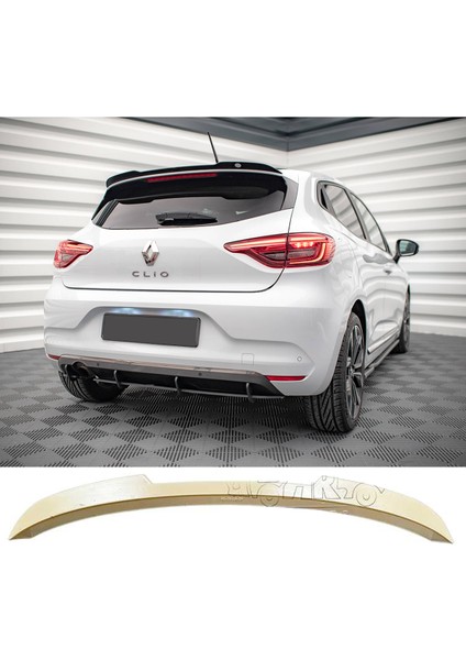 Renault Clio 5 Bagaj Üstü Spoiler Parlak Siyah Spoyler Plastik Ithal