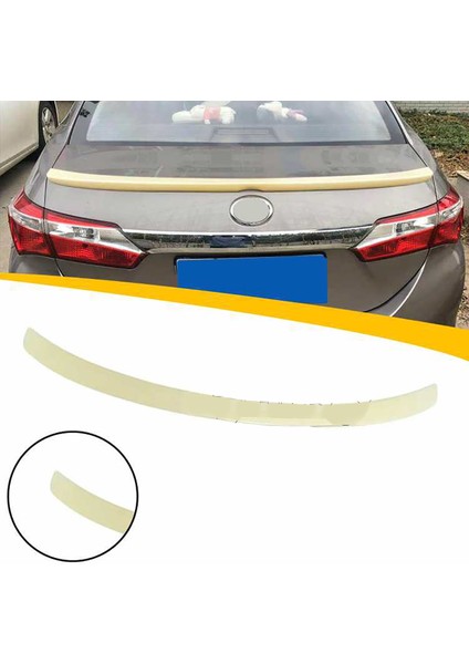 Toyota Corolla E170 Ince Bagaj Üstü Spoiler Parlak Siyah Spoyler Plastik Ithal 2014-2018