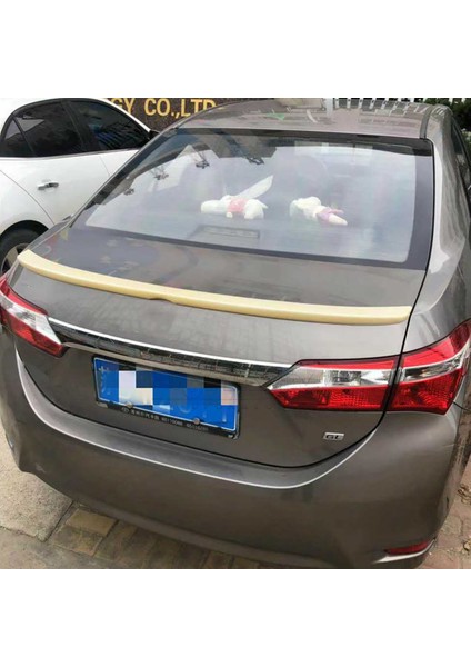 Toyota Corolla E170 Ince Bagaj Üstü Spoiler Parlak Siyah Spoyler Plastik Ithal 2014-2018 fiyatları