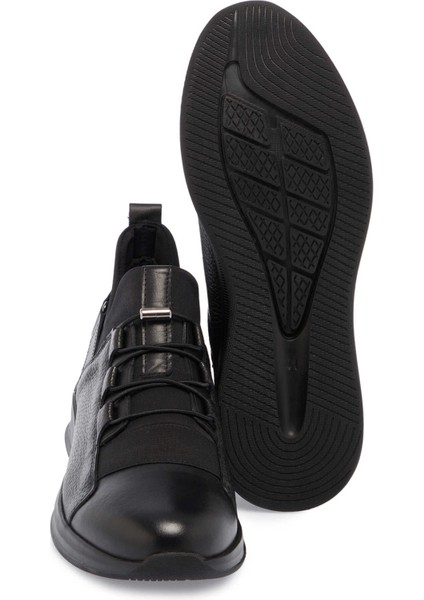 Siyah Hakiki Deri Erkek Casual Ayakkabı - E24S1AY56956-A23 fırsatları