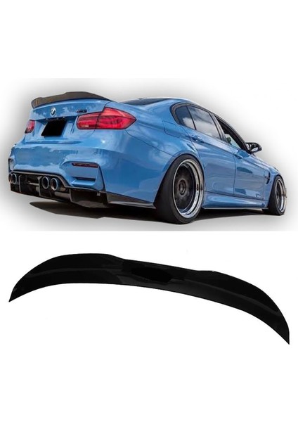 Bmw F30 Psm Bagaj Üstü Spoiler Parlak Siyah Spoyler Plastik Ithal