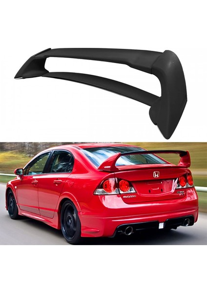 MKG Otomotiv Honda Civic Fd6 Typer Bagaj Üstü Spoiler Boyasız Spoyler Plastik Ithal 2006-2011