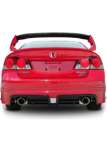 MKG Otomotiv Honda Civic Fd6 Typer Bagaj Üstü Spoiler Boyasız Spoyler Plastik Ithal 2006-2011