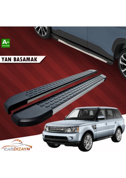 Car Dizayn Land Rover Discovery 3-4  Nirvana Alüminyum Yan Basamak Marşpiyel Koruma 2007>2008>2009>2010>2011>2012>2013>2014>2015>2016>2017