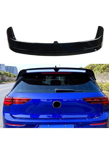 Vw Golf 8 2020 R Spoiler Parlak Siyah Spoyler Plastik Ithal