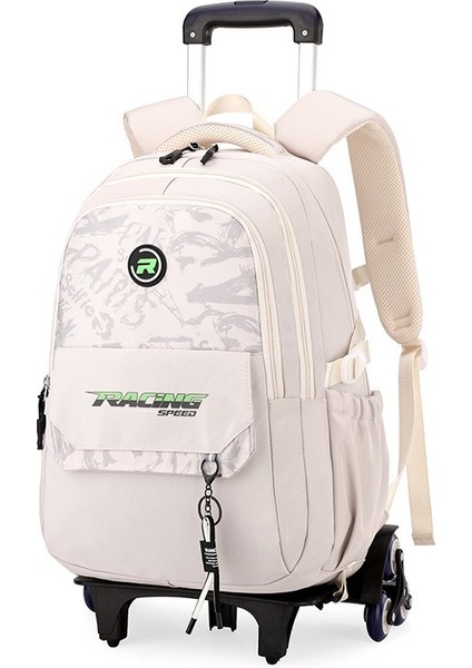 Okul Çantası Tekerlekli Öğrenci Sırt Çantası 6 Tekerlek (33*22*48CM) ZRY5186 (Yurt Dışından)