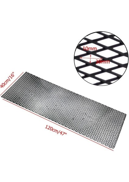 Seat Zigzag Dizayn 3D Style Abs Plastik Panjur Teli 120X40 cm Siyah fiyatları