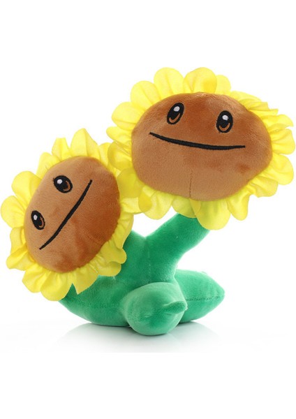 Çift Başlı Ayçiçeği Peluş Oyuncak 17CM (Yurt Dışından)