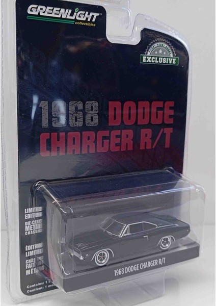 Exclusive 1:64 Ölçek 1968 Dodge Charger R/t