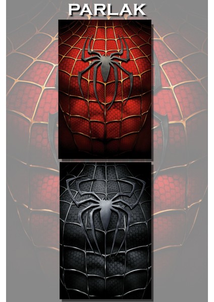 Marvel Spider Man Film Logo Sembol Poster Seti (5'Li Set), Duvar Kağıdı/ Li Baskı