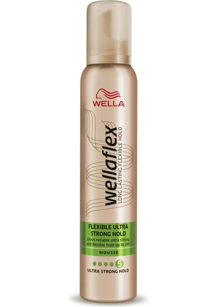 Wella Wellaflex Flexible Ultra Strong Hold Saç Köpüğü - 200 ml