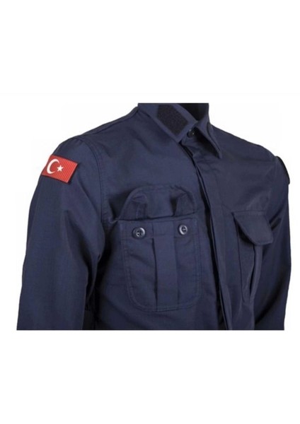 Orjinal Garantili Lacivert Kumaş Jandarma Asayiş Uzun Kol Gömlek modelleri