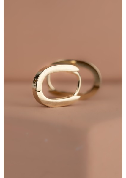 14 Ayar Altın Ataç Sade Minimalist Ufak Küpe Sarı Renk Minimalist Tasarım