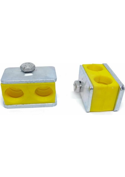 40 mm Ikiz Boru Kelepçesi (2 Adet)