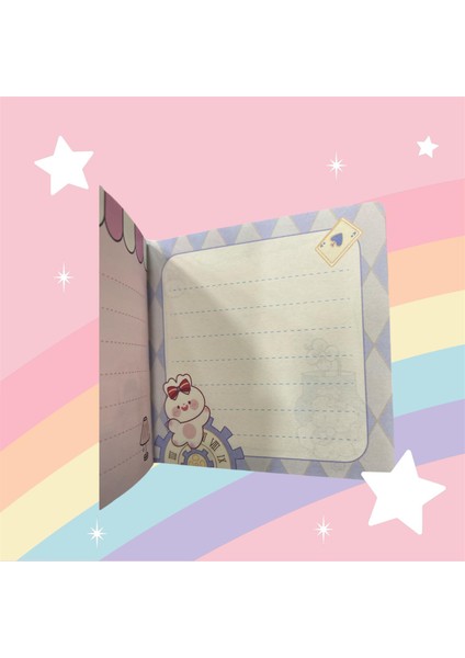 Kuromi Hello Kitty My Melody Mini Çizgili Defter