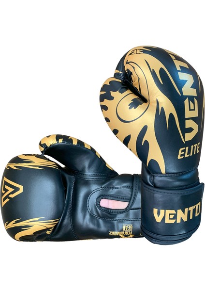 Elite Boks ve Kick-Boks Eldiveni Siyah