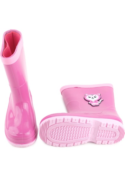 Kız Çocuk Kışlık Içinde Çıkarılabilir Ek Çoraplı Su Geçirmez Yağmur Bot Çizme indirimleri