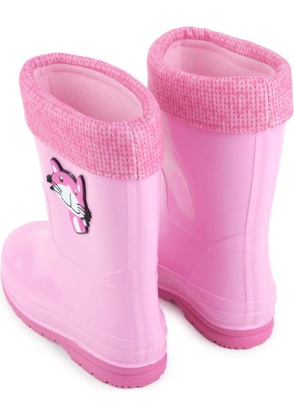 Kız Çocuk Kışlık Pvc Içi Sıcak Astarlı Su Geçirmez Yağmur Bot Çizme fırsatları