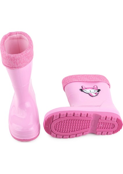 Kız Çocuk Kışlık Pvc Içi Sıcak Astarlı Su Geçirmez Yağmur Bot Çizme indirimleri