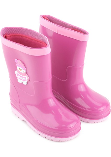 Kız Çocuk Kışlık Içinde Çıkarılabilir Ek Çoraplı Su Geçirmez Yağmur Bot Çizme modelleri