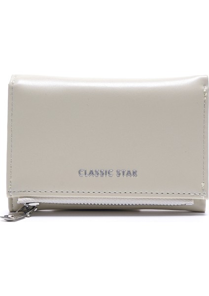 Cüzdan Kart Tutucu Pu Malzeme Kolayca Deforme Olmaz Basit Stil, Beyaz (Yurt Dışından)