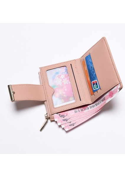 Cüzdan Kart Tutucu Taşınabilir Pu Malzeme Düz Renkli Kentsel Stil, Yeşil (Yurt Dışından) fiyatları