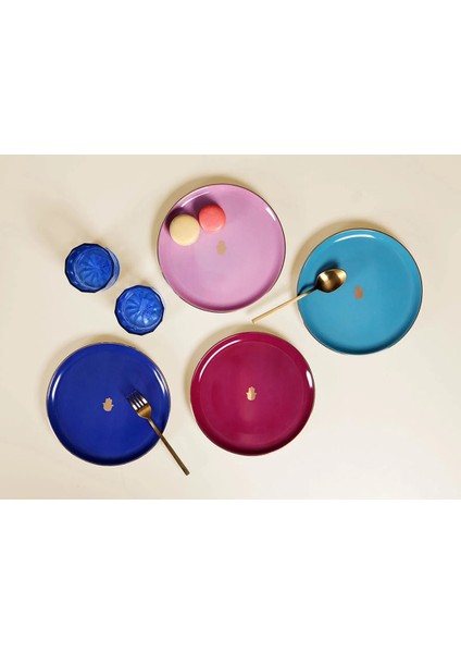 Glamorous 16 Parça 4 Kişilik Pasta Çay Seti fiyatları