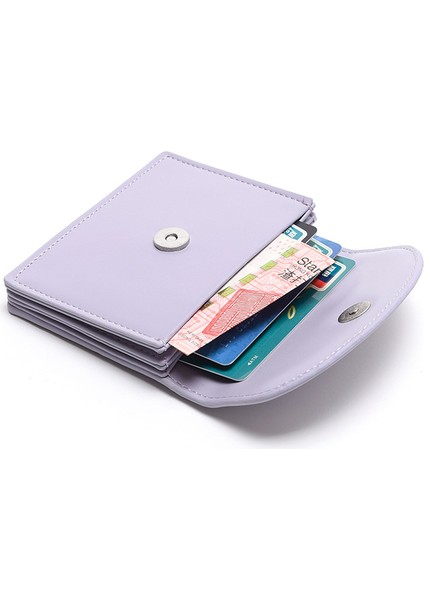 Cüzdan Kart Tutucu Taşınabilir Pu Malzeme Düz Renkli Iş Tarzı , Kahverengi (Yurt Dışından) fiyatları