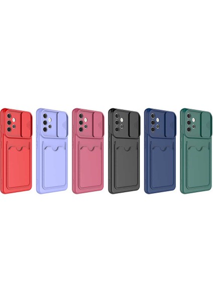 Galaxy A32 4g Kılıf ​zore Kartix Kapak-Kırmızı
