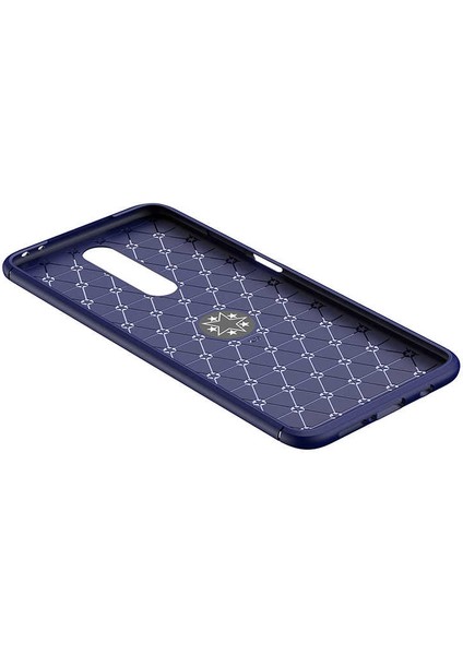 Xiaomi Poco X2 Kılıf Zore Ravel Silikon Kapak-Mavi