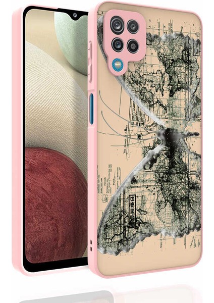 Galaxy M33 Kılıf Desenli Kamera Korumalı Parlak Zore Nora Kapak-No4