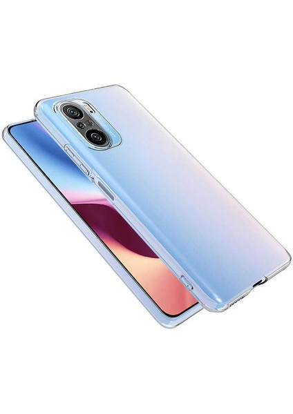 Xiaomi Poco F3 Kılıf Zore Süper Silikon Kapak-Renksiz