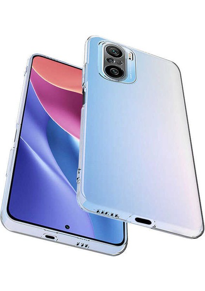 Xiaomi Poco F3 Kılıf Zore Süper Silikon Kapak-Renksiz