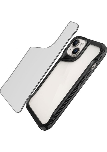 Apple iPhone 15 Kılıf Zore T-Max Kapak-Koyu Gri